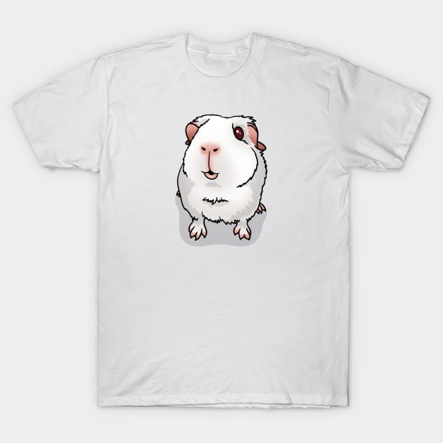 Albino Guinea Pig T-Shirt by Kats_guineapigs